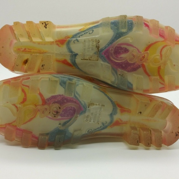 Coach Pixy Dream Signature C Rubber Rain Boots 6 B - Picture 7 of 7